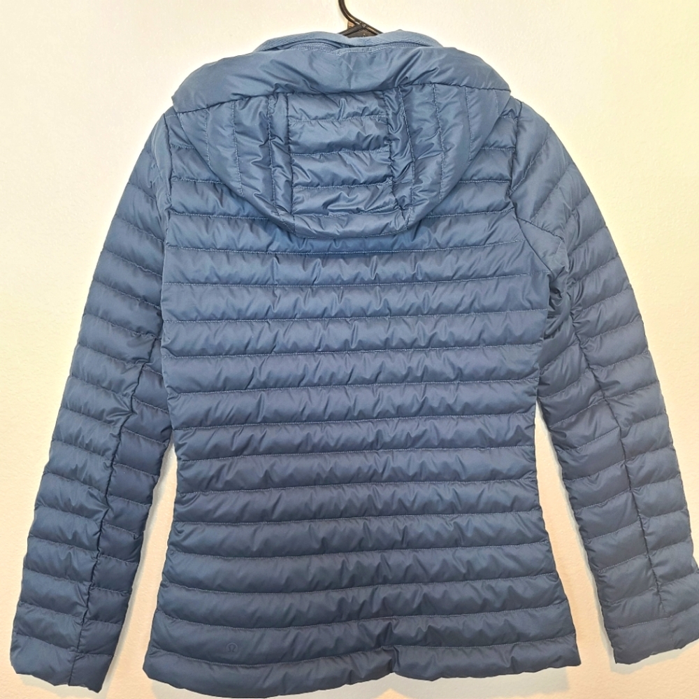 Lululemon Women’s Pack It Down Goose Down Puffer Jacket – Blue – Size 4 - Picture 12 of 12